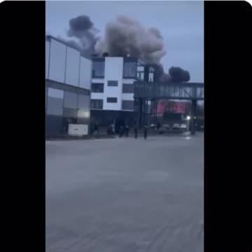 Russians attacking Ivano-Frankivsk airport, Ukraine