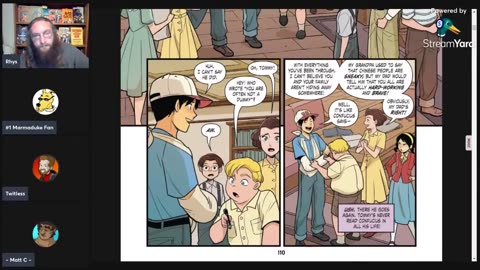(Mirror)The Mattriarchy Ep. 134 Yang Reader's Club reads Superman Smashes the Klan