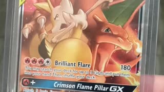 Charizard & Braixen GX tag team card