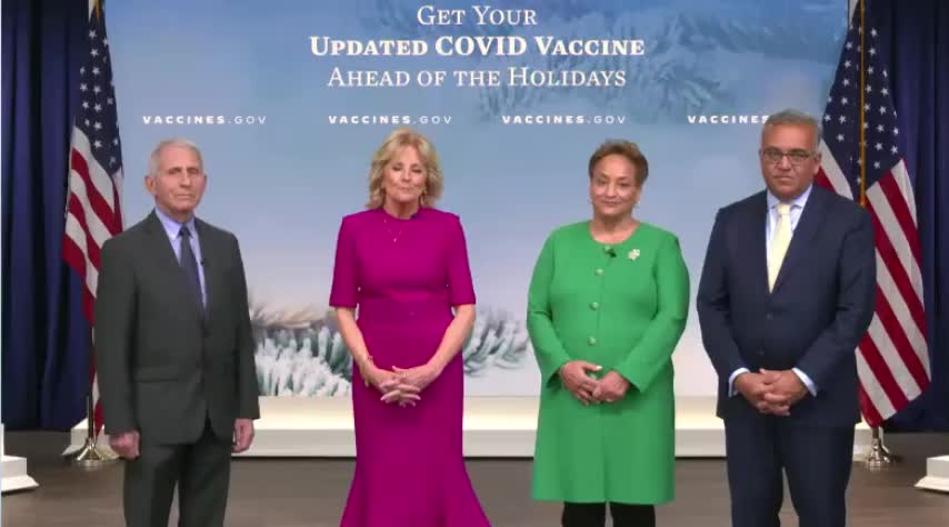 A Sick Sounding Jill Biden Wants You To Get Vaxxed Now