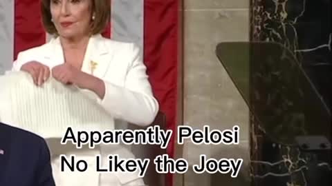 Pelosi all torn up over Biden’s State of the Union