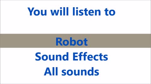 Robot sound effects copyright free