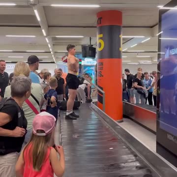 I got bored at the airport