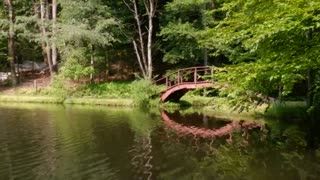 Peaceful Hiram lake, boat ride