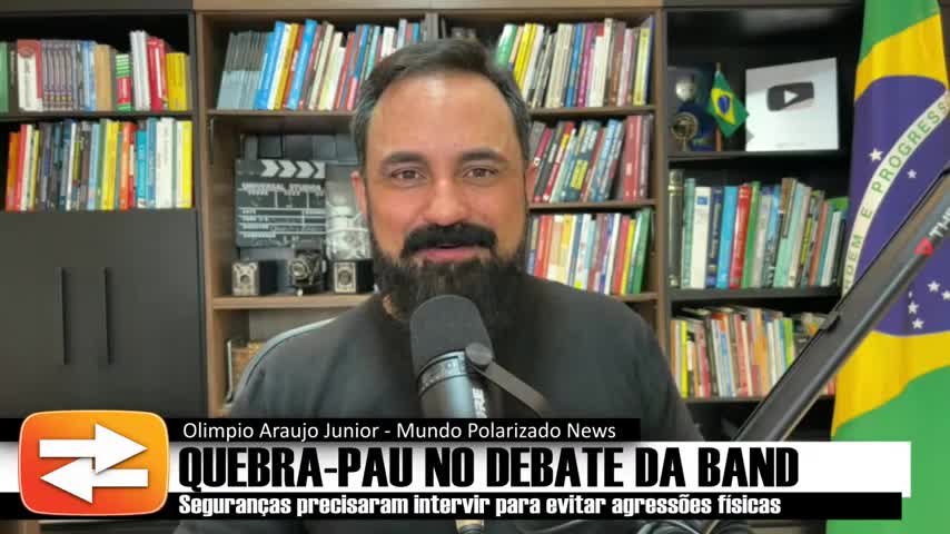 AO VIVO - As imagens do DEBATE que a BAND não mostrou! by Mundo Polarizado