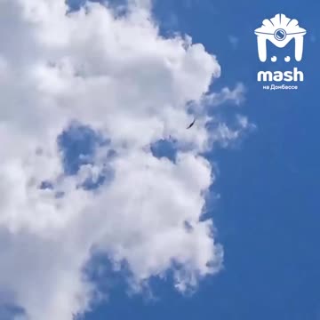 🇺🇦🦅 Ukrainian silent reconnaissance drone flies over the occupied Donetsk