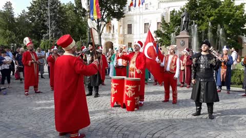 Fanfara turcească, spectacol urban la Iași