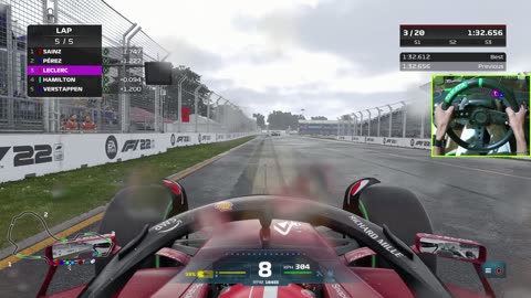 Charles Leclerc Albert Park Circuit Australia F1 22 Gameplay