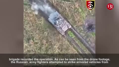 Ukrainian tanks shell invaders near Bakhmut - Russians sought to shoot tanks