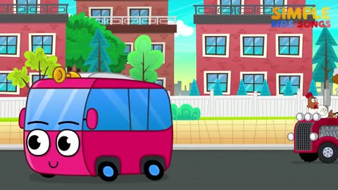 Rhymes for Kids | The Wheels on the Bus | Simple Kids Songs | Video Music For Kids