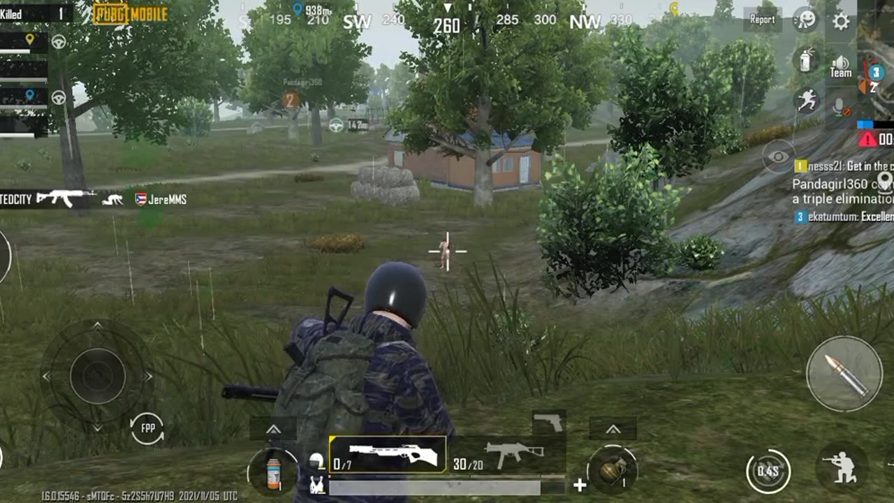 Shooting with arrow wedge #PUBG Mobile Rank Match Erangle