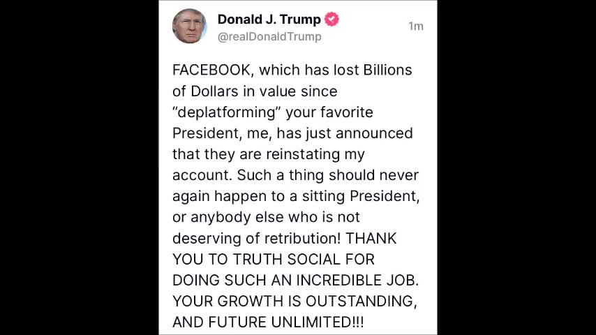 Mr T's response to Facebook