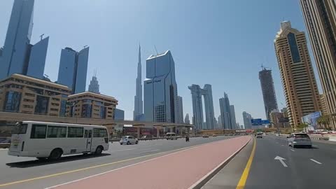 Drive through Dubai 4k Epic Views