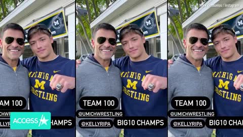 Kelly Ripa & Mark Consuelos Celebrate Son Joaquin's Wrestling Team Win