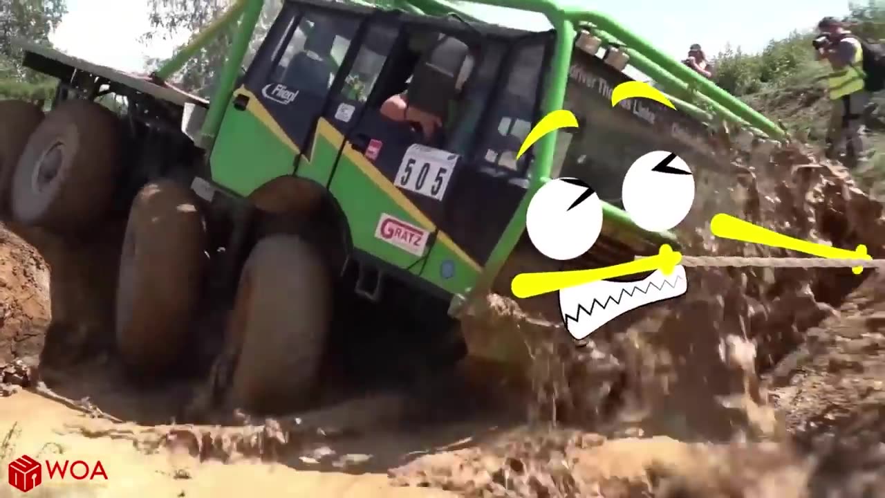 Off Road Truck Mud Race - Extrem off road 8X8 Truck Tatra - Funny Videos