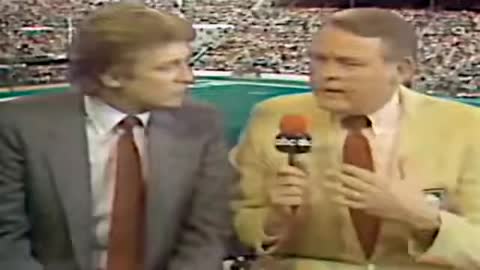 Flashback: Donald Trump Interviewed by Keith Jackson at USFL Game on ABC - February 25, 1984