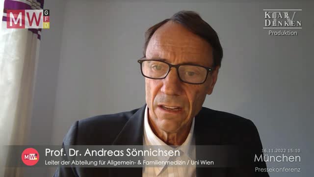 Vortrag von Prof. Dr. Sönnichsen - MWGFD-Pressekonferenz vom 16.11.22