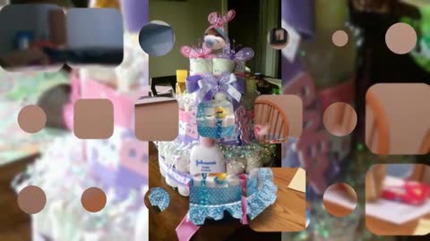 elegant and Amazing diaper cake ideas