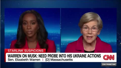 It is not up to one billionaire': Warren calls for investigation into Musk's role in Ukraine war