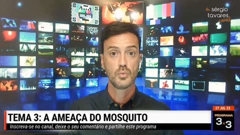 Programa "3 x 3" - Episódio 5 - Adrenocromo; Reino do Pineal; Ameaça do mosquito (27/07/2023)