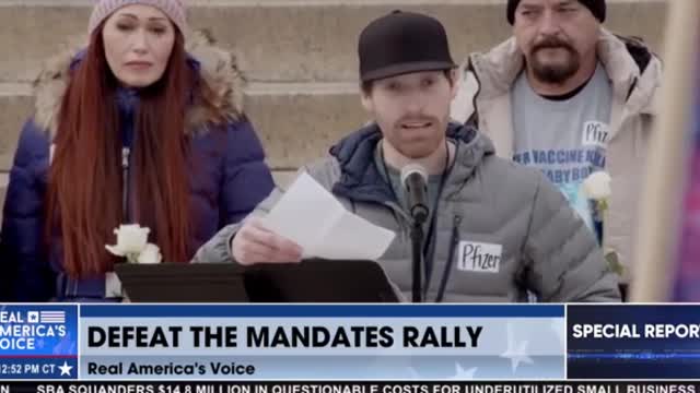 Pericarditis Victim and Mountain Bike Champion Kyle Warner Speaks at Rally Against Vaccine Mandates