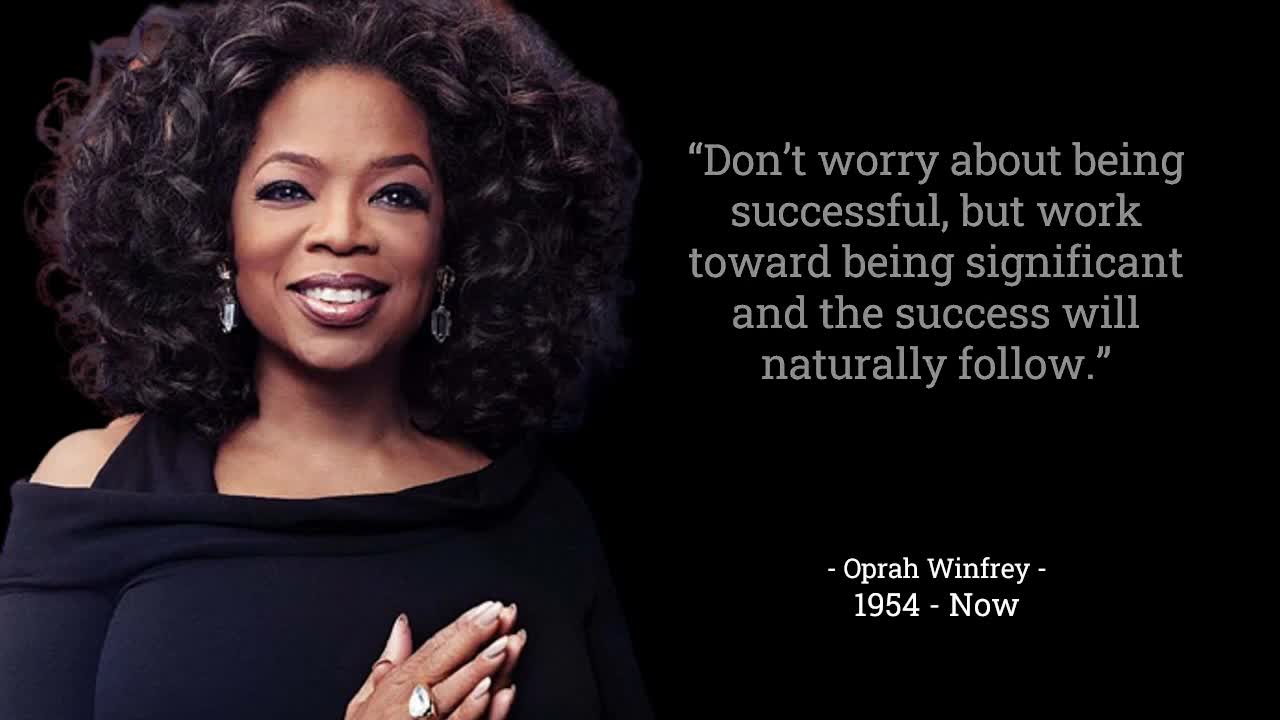 Quotes from Oprah Winfrey that will alter your perspective