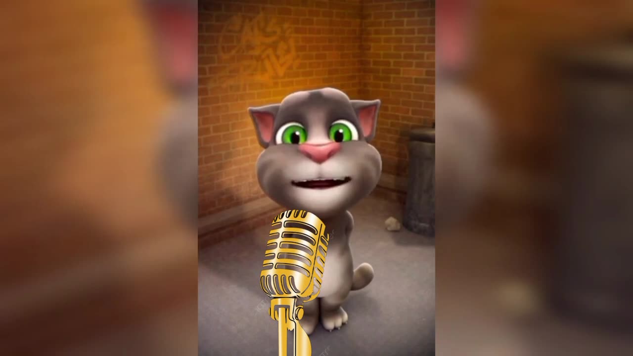 Talking tom sing the song