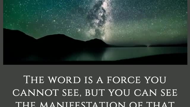 Your whole life is a manifestation of the thoughts that go on in your head