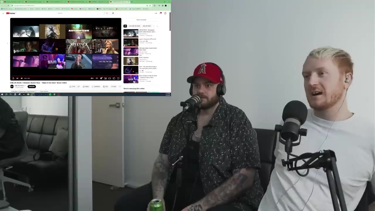 ONE OK ROCK x Monster Hunter Now’Make It out Alive the sound check metal Vocalist react.