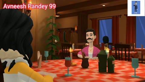 Mantel family cartoon storee very funny 🤣