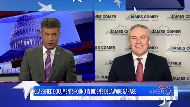 REAL AMERICA -- Dan Ball W/ Rep. James Comer, Oversight Promises Extensive Investigations, 1/13/23