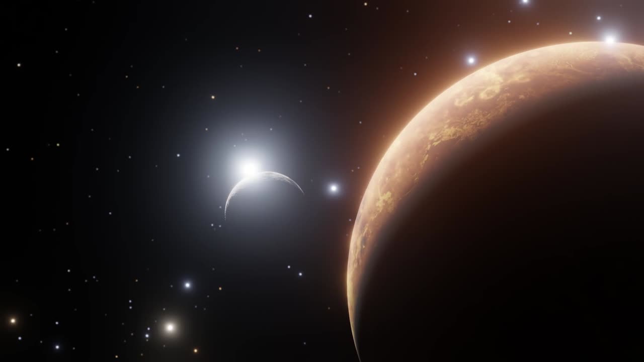 Falling in space, but you're floating...
