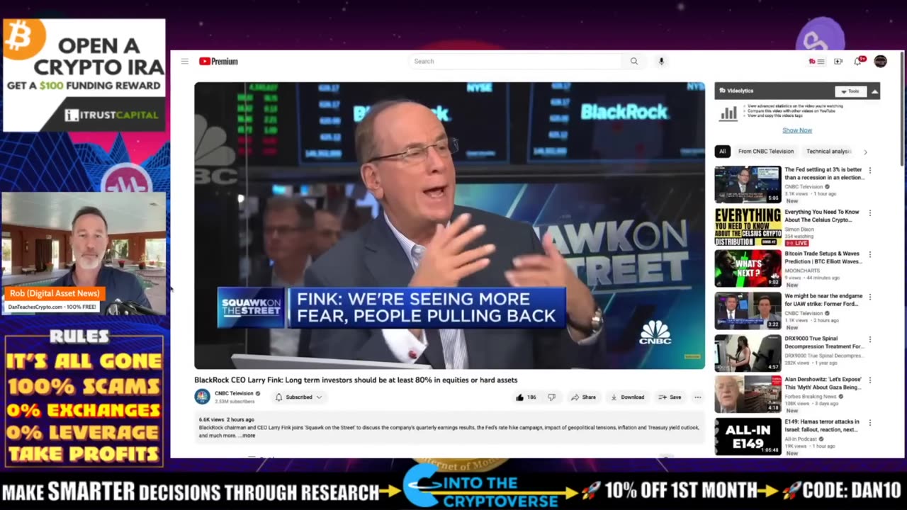 BLACKROCK CEO LARRY FINK / Grayscale & SEC