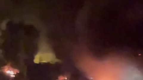 Documentation of an attack on military ships in the port of Latakia in