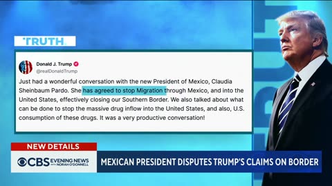 Trump, Mexican President Claudia Sheinbaum hold call after tariff threat