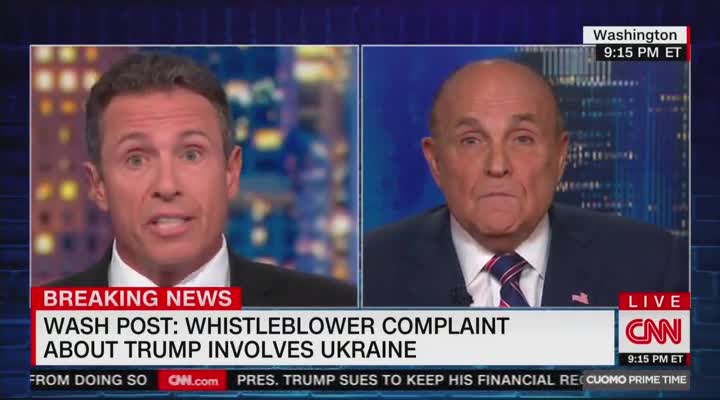 Chris Cuomo vs Rudy Giuliani battle part two