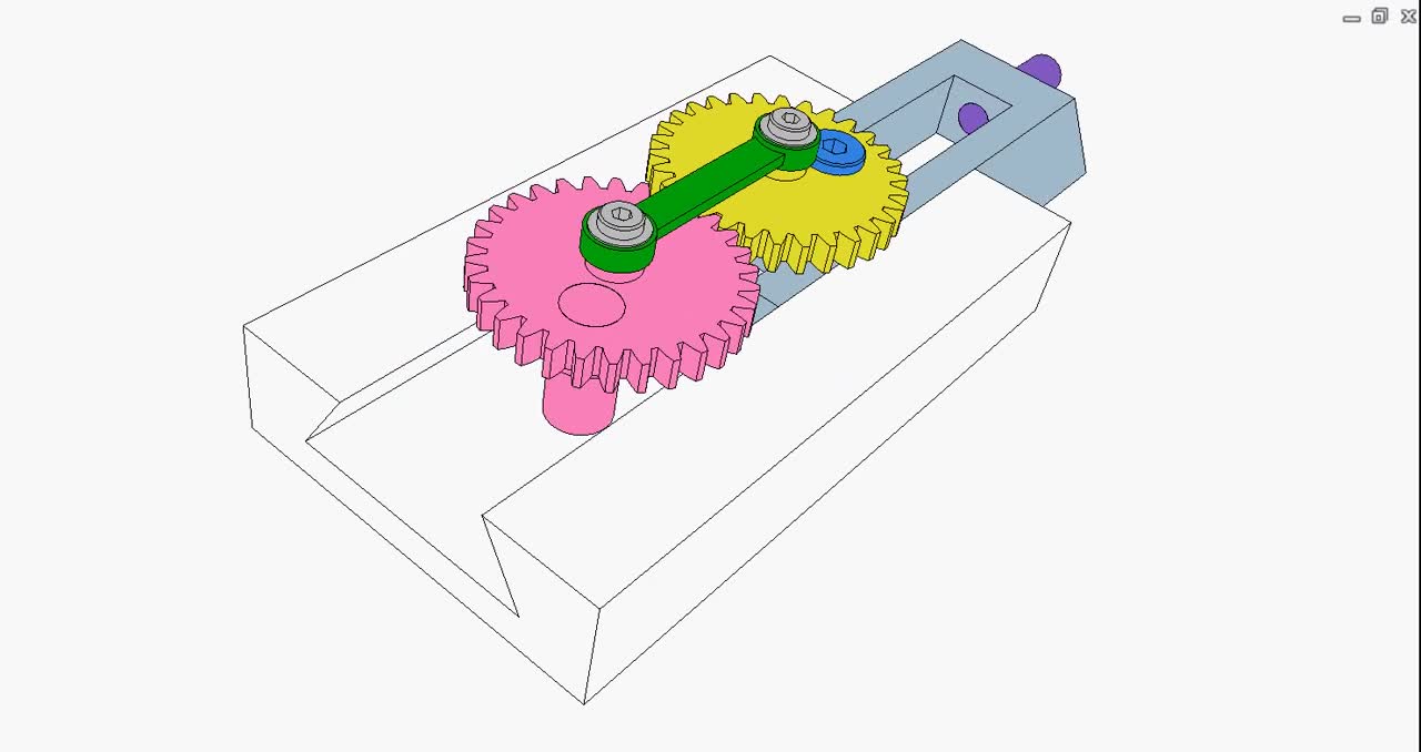 0019 - Gear drive for linear motion 3