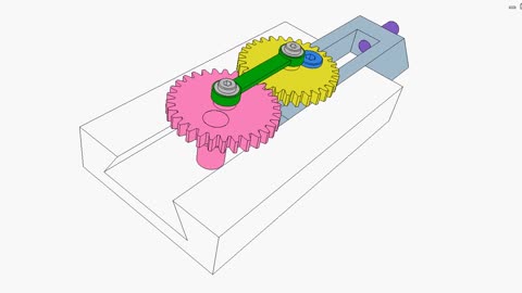 0019 - Gear drive for linear motion 3