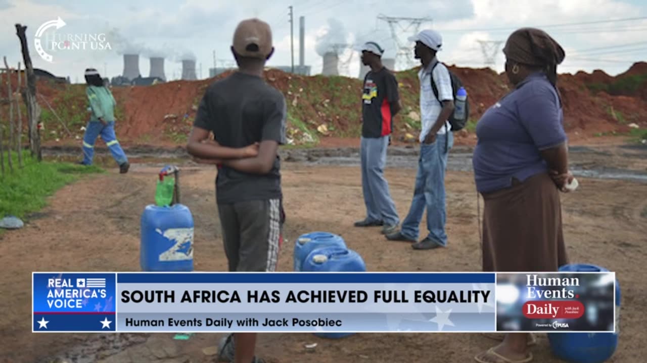 Jack Posobiec: "Congratulation South Africa, you've achieved the highest level of equity of any country on the planet."