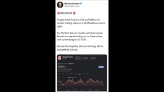 Benny Johnson - Target stock crashes