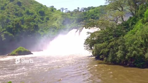 Relaxing Noise Of The Spectacular Binga Falls In Angola - Natural White Noise For Sleeping