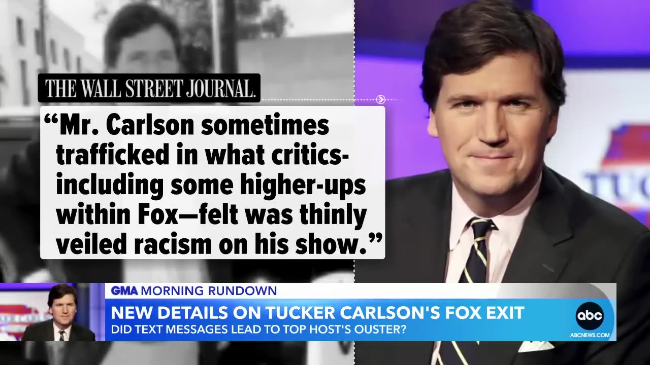 New details in Tucker Carlson's exit from Fox News l GMA || FAsonic525