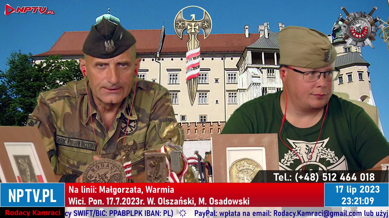 Rodacy Kamraci. 2023.07.17. Wici. Wojciech Olszański, Marcin Osadowski. NPTV