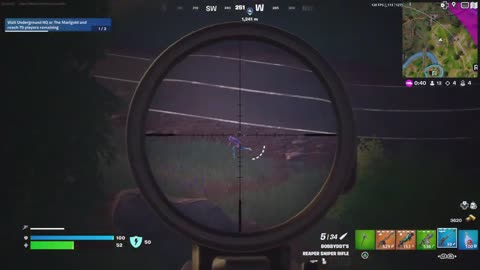 Fortnite sniper shot