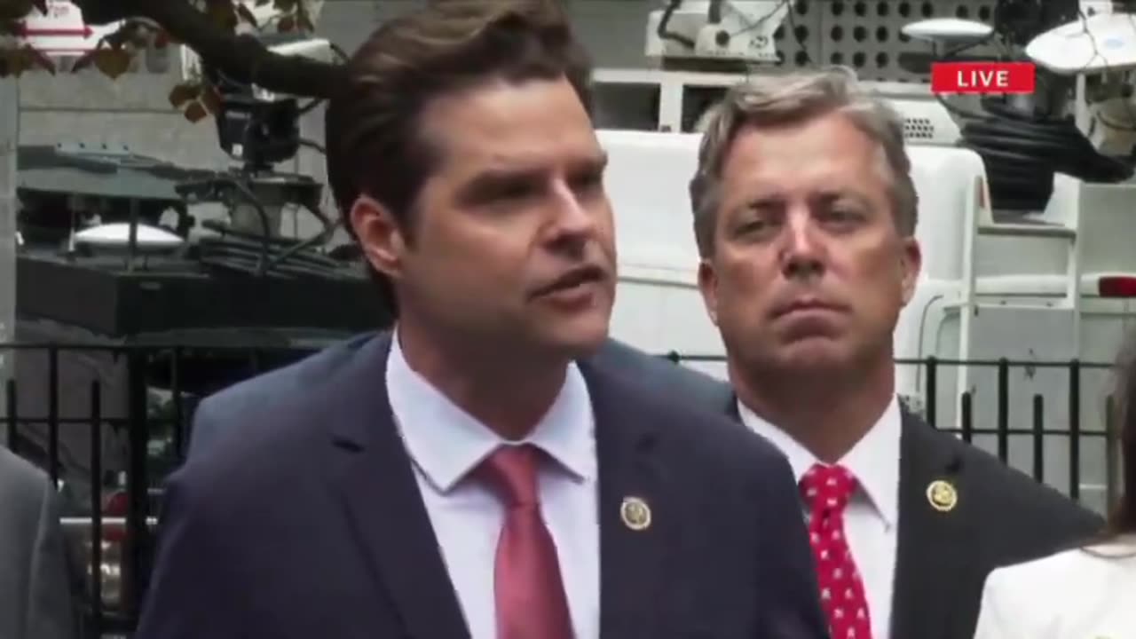 Matt Gaetz Slams the persecution of Donald Trump: “It's like the Mr. Potato Head doll of crimes“