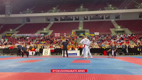 WKO U21 EC, Final -85 Gediminas Cvykas (Lithuania, aka) - Roman Volchenko (Ukraine)