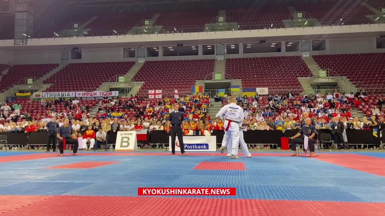 WKO U21 EC, Final -85 Gediminas Cvykas (Lithuania, aka) - Roman Volchenko (Ukraine)