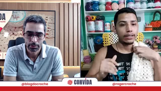 Blog do crochê CONVIDA - Roger Crochê