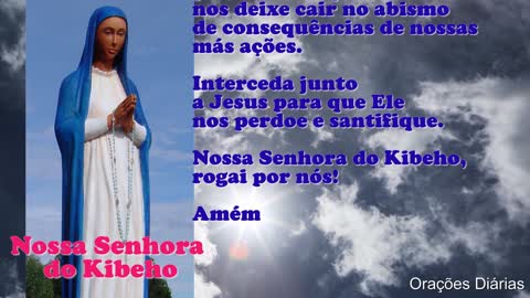 Oração de Nossa Senhora do Kibeho, dia 28 de Novembro