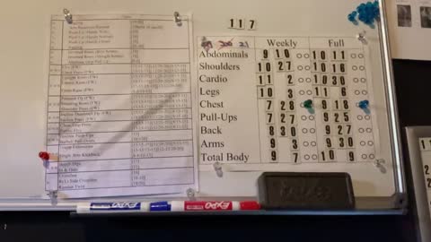 Quickie on my exercises 11/7/21